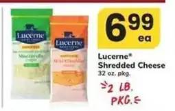 Safeway Lucerne Shredded Cheese offer