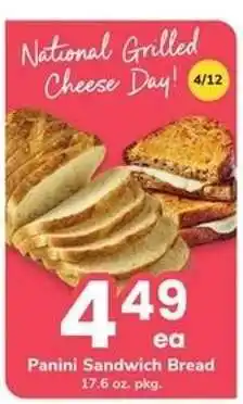 Safeway Panini Sandwich Bread offer