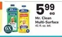 Safeway Mr. Clean Multi-Surface offer