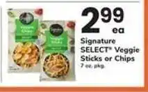 Safeway Signature SELECT Veggie Sticks or Chips offer