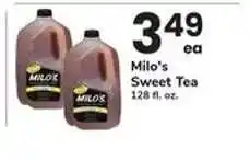 Safeway MILO'S Sweet Tea offer