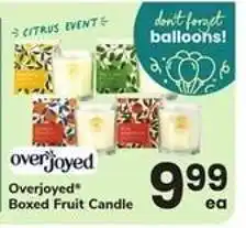 Safeway Overjoyed Boxed Fruit Candle offer