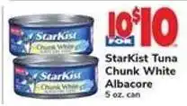 Safeway StarKist Tuna Chunk White Albacore offer