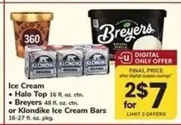 Safeway Ice Cream offer