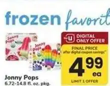 Safeway Jonny Pops offer