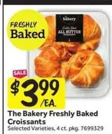 Stop&Shop The Bakery Freshly Baked Croissants offer