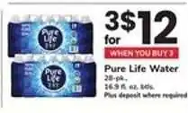 Safeway Pure Life Water offer