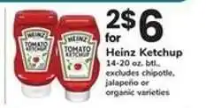 Safeway Heinz Ketchup offer