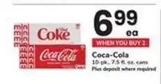 Safeway Coca-Cola offer