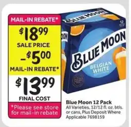 Stop&Shop Blue Moon 12 Pack offer