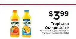 ShopRite Tropicana Orange Juice offer