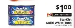 ShopRite StarKist Solid White Tuna offer