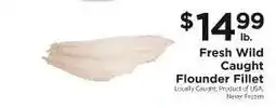 ShopRite Fresh Wild Caught Flounder Fillet offer