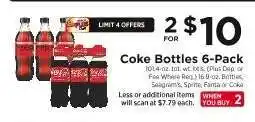 ShopRite Coke Bottles 6-Pack offer