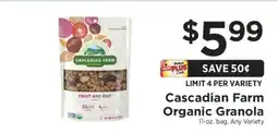 ShopRite Cascadian Farm Organic Granola offer