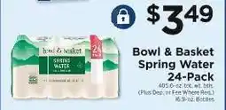 ShopRite Bowl & Basket Spring Water 24-Pack offer