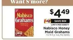 ShopRite Nabisco Honey Maid Grahams offer
