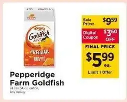 ShopRite Pepperidge Farm Goldfish offer