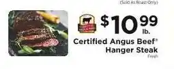 ShopRite Certified Angus Beef Hanger Steak offer