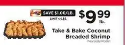 ShopRite Take & Bake Coconut Breaded Shrimp offer
