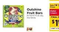 ShopRite Outshine Fruit Bars offer