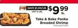 ShopRite Take & Bake Panko Breaded Shrimp offer