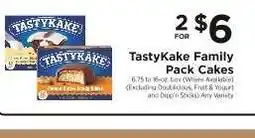 ShopRite TastyKake Family Pack Cakes offer