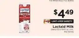 ShopRite Lactaid Milk offer