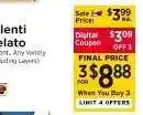 ShopRite Talenti Gelato offer