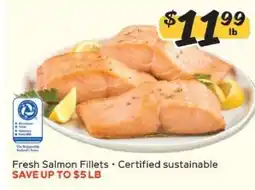 Winn Dixie Fresh Salmon Fillets offer