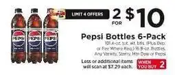ShopRite Pepsi Bottles 6-Pack offer