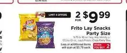 ShopRite Frito Lay Snacks Party Size offer