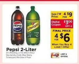 ShopRite Pepsi 2-Liter offer