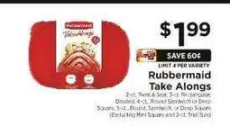ShopRite Rubbermaid Take Alongs offer