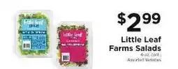 ShopRite Little Leaf Farms Salads offer