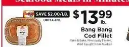 ShopRite Bang Bang Cod Fillet offer
