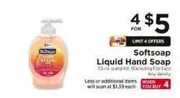 ShopRite Softsoap Liquid Hand Soap offer