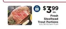 ShopRite Fresh Steelhead Trout Portions offer