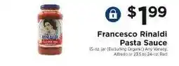 ShopRite Francesco Rinaldi Pasta Sauce offer
