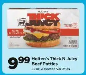 Holten’s Thick N Juicy Beef Patties