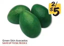 Winn Dixie Green Skin Avocados offer