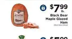 ShopRite Black Bear Maple Glazed Ham offer