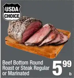 Super King Markets Beef Bottom Round Roast or Steak offer