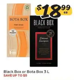 Winn Dixie Black Box or Bota Box 3 L offer