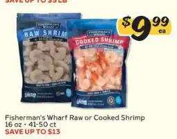 Winn Dixie Fisherman's Wharf Raw or Cooked Shrimp offer