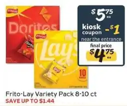 Winn Dixie Frito-Lay Variety Pack 8-10 ct offer