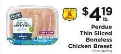ShopRite Perdue Thin Sliced Boneless Chicken Breast offer