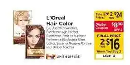 ShopRite L'Oréal Hair Color offer