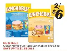 Winn Dixie Oscar Mayer Fun Pack Lunchables offer