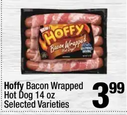 Super King Markets Hoffy Bacon Wrapped Hot Dog 14 oz offer